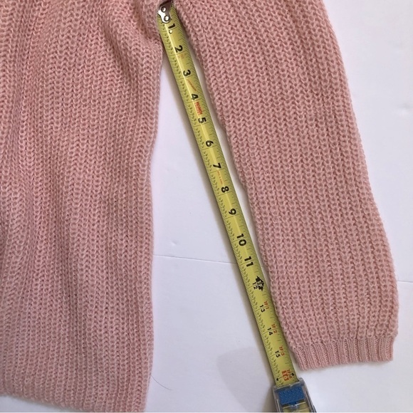 Chico’s Women’s Open Front Lightweight Long Cardigan Sweater Peach Coral Size 12 - Picture 7 of 8
